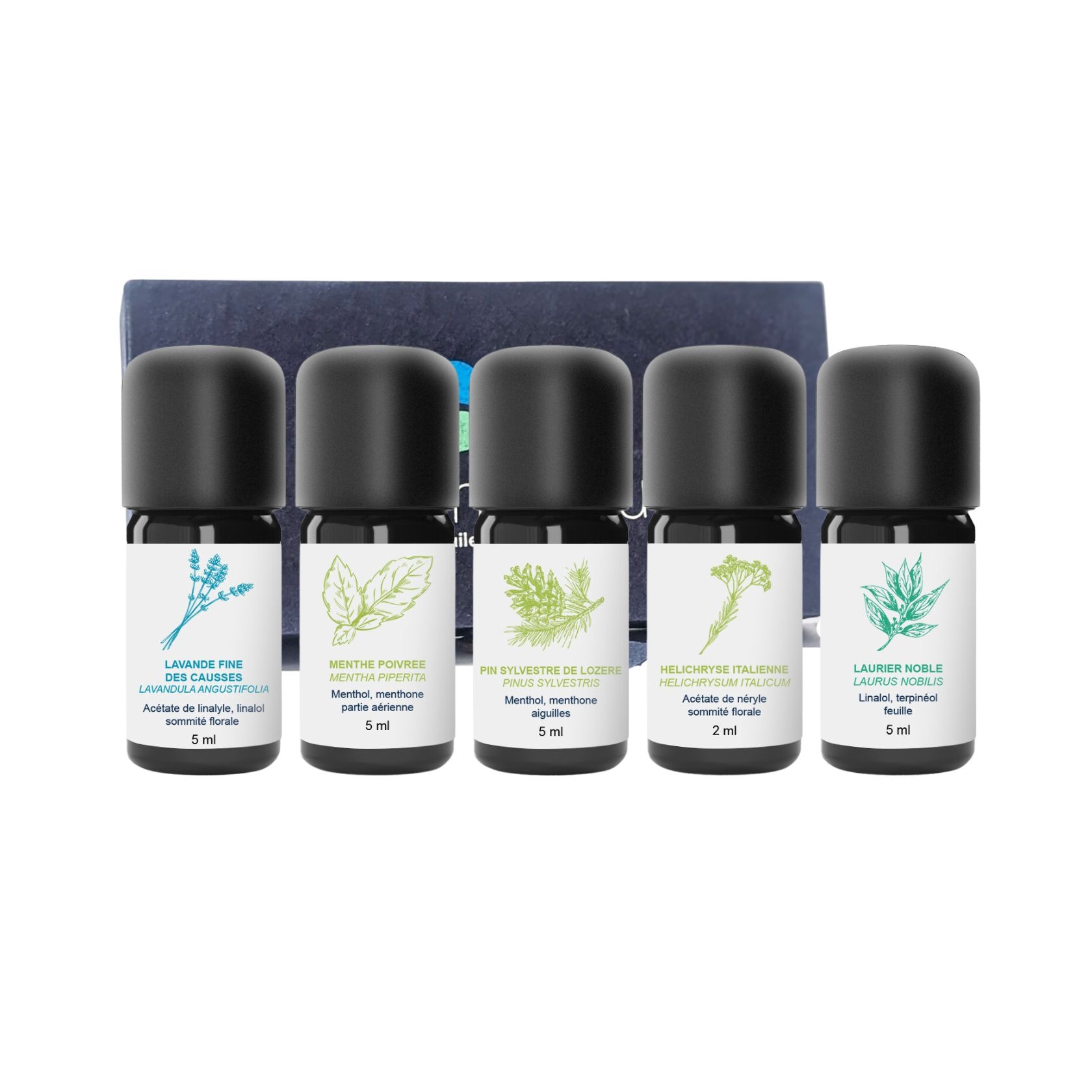 Kit di oli essenziali 100% biologici e artigianali
