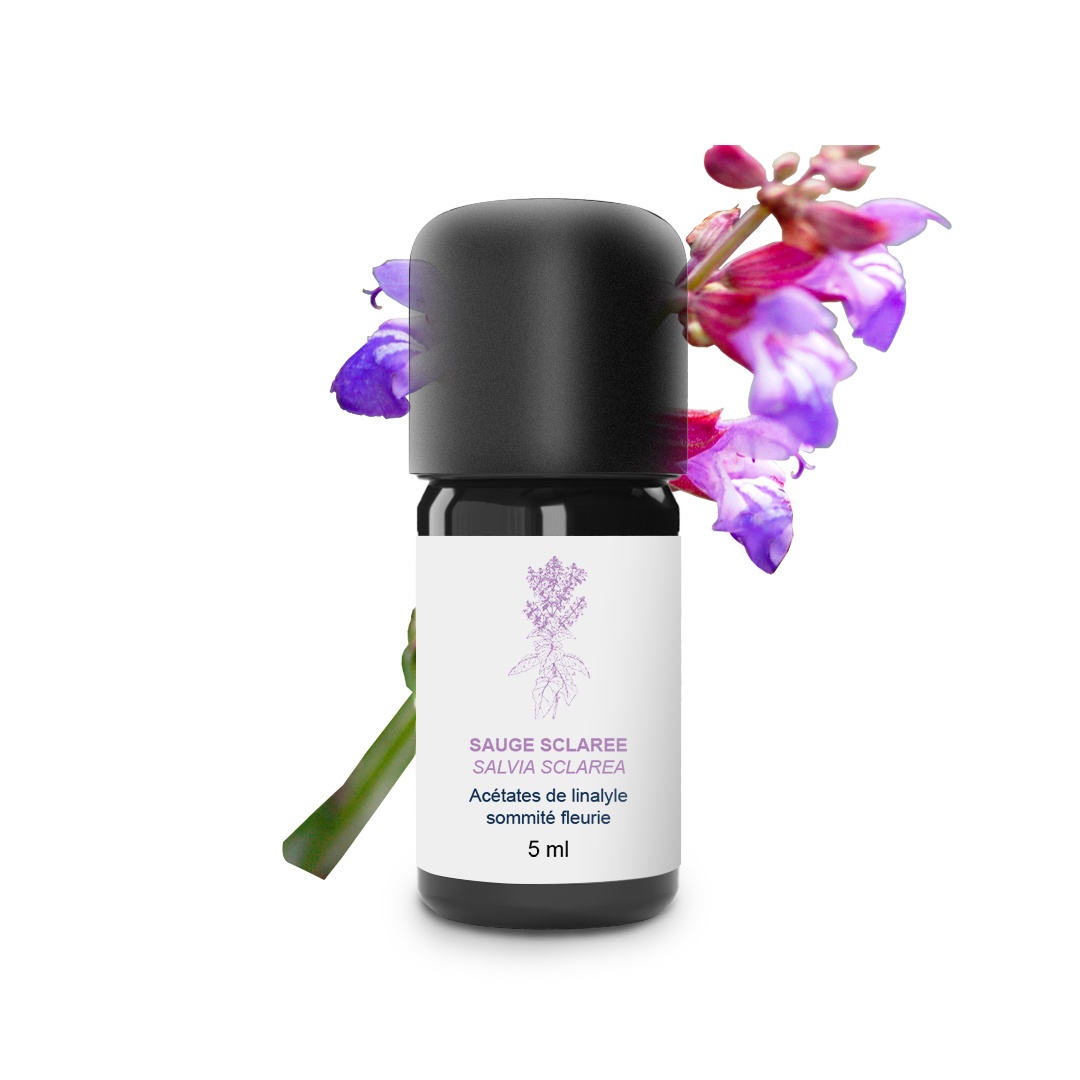 Olio essenziale di salvia sclarea 100% biologico e artigianale