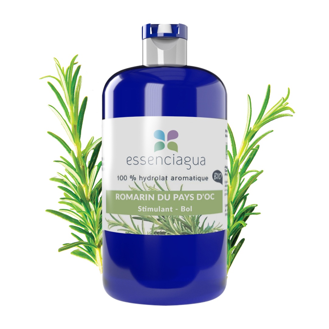Idrolato di rosmarino del Pays d'Oc 100% biologico e artigianale