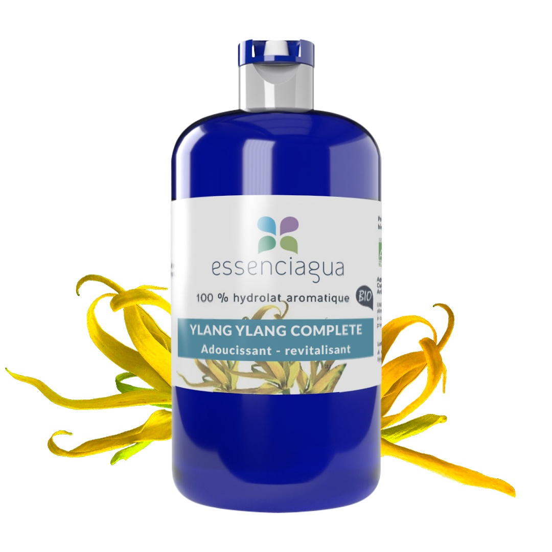 Idrolato di ylang ylang completo 100% biologico e artigianale