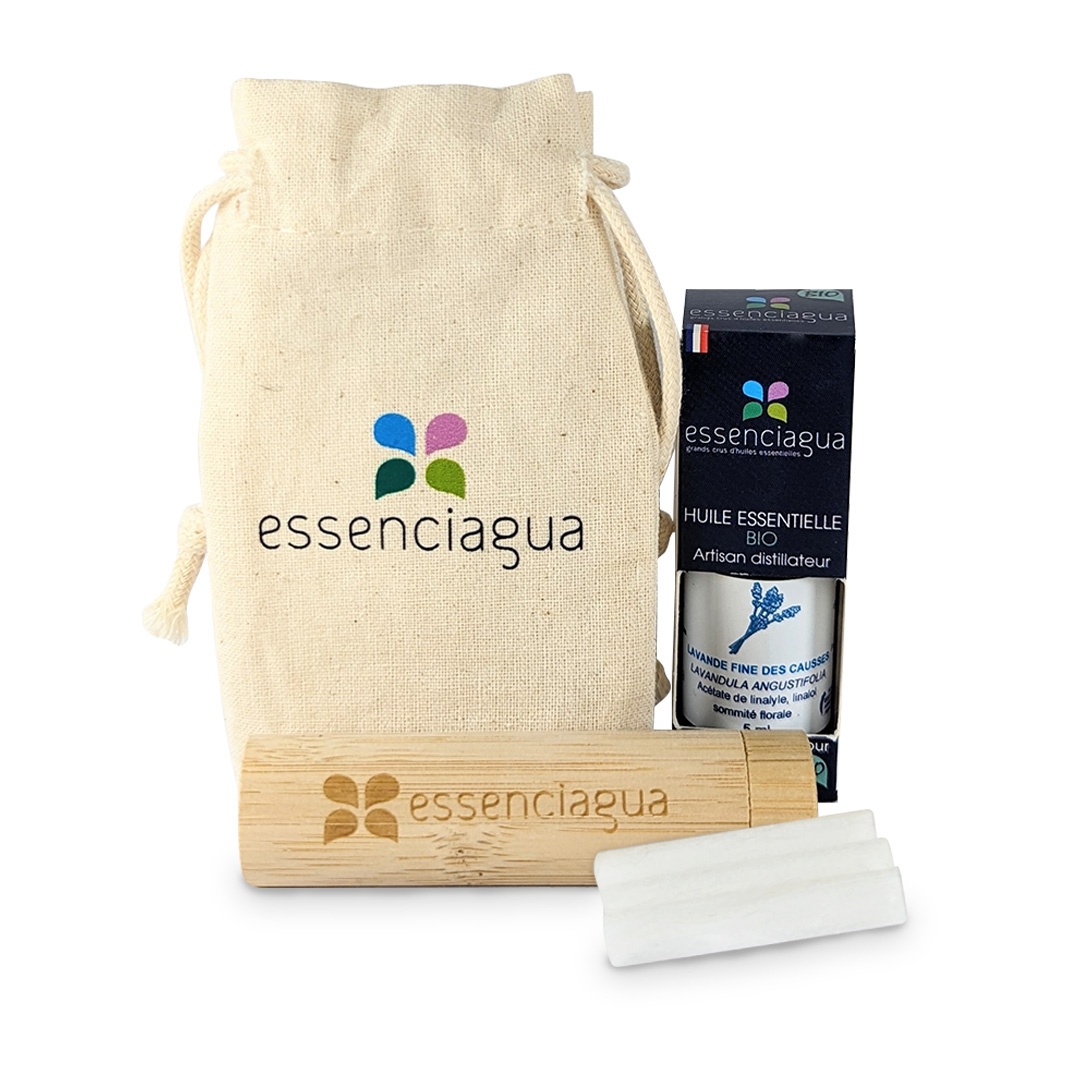 Kit di inalatori di bambù - Calmante 100% biologico e artigianale