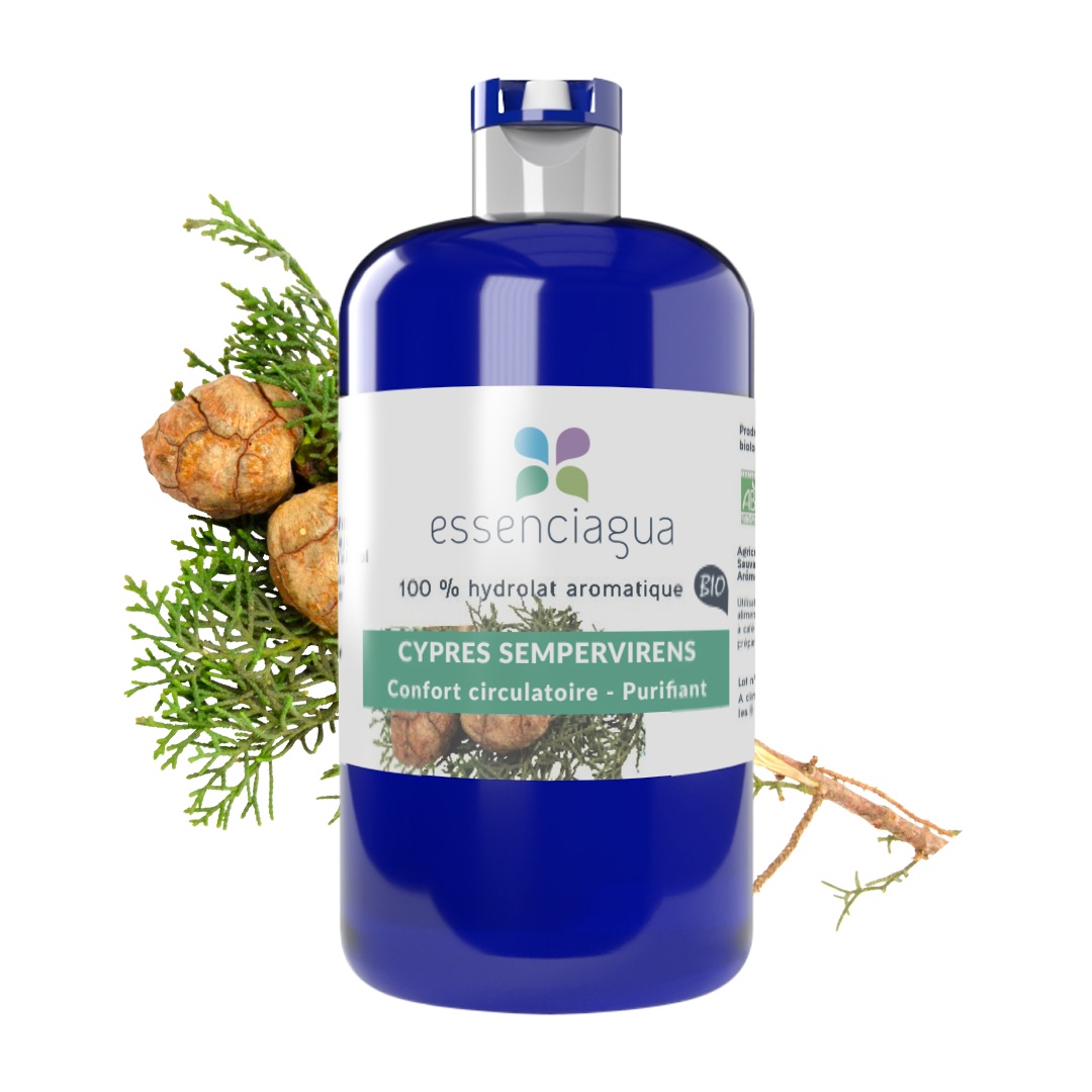 Idrolato di cipresso sempreverde 100% biologico e artigianale