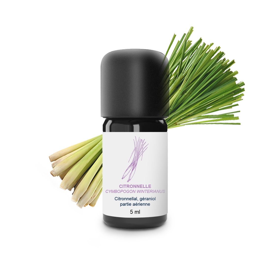 Olio essenziale di citronella 100% biologico e artigianale