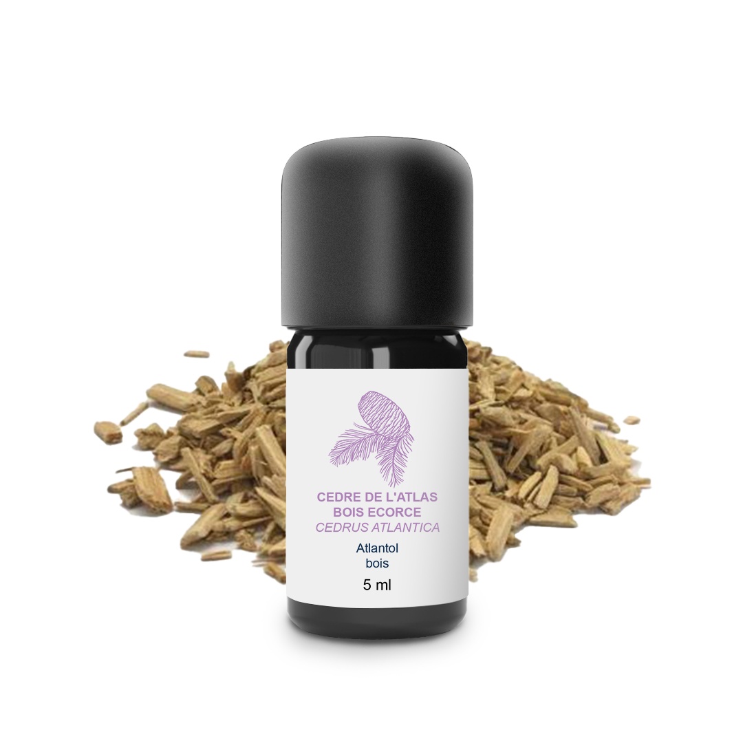 Olio essenziale di Cedro dell'Atlante (corteccia) 100% biologico e artigianale