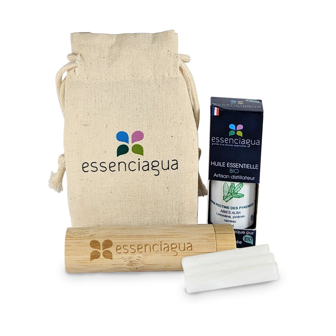Kit di inalatori di bambù - Respiratori 100% biologici e artigianali