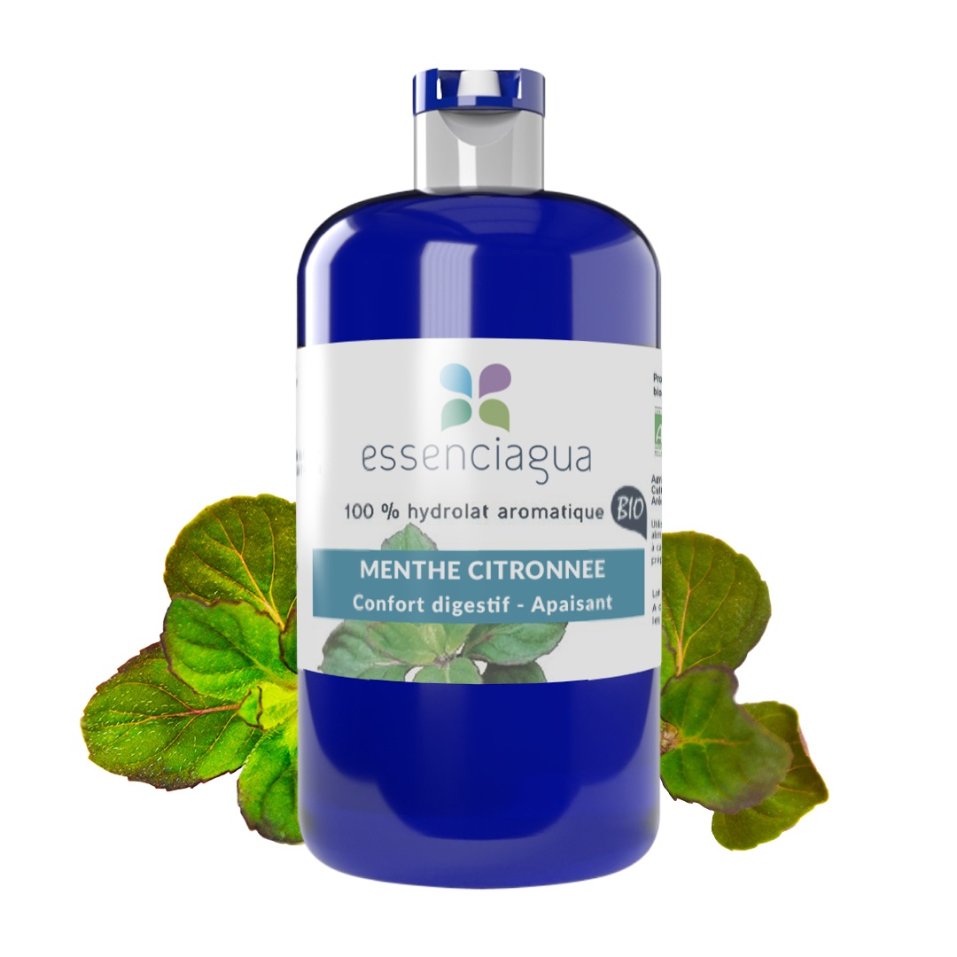 Idrolato di menta al limone 100% biologico e artigianale