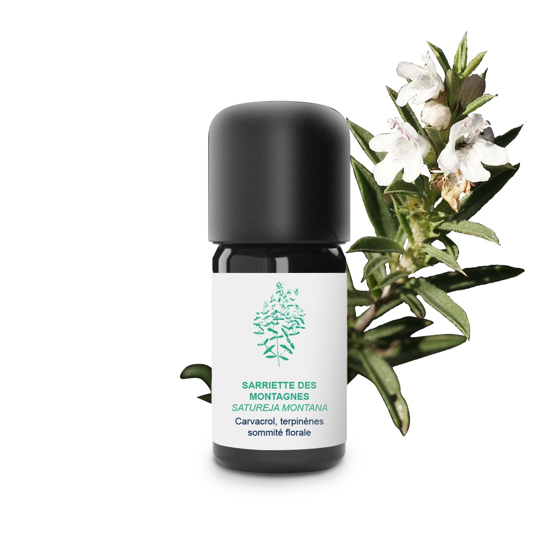 Olio essenziale di santoreggia di montagna 100% biologico e artigianale