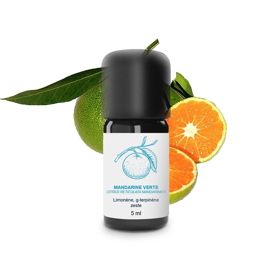 Olio essenziale di mandarino verde 100% biologico e artigianale