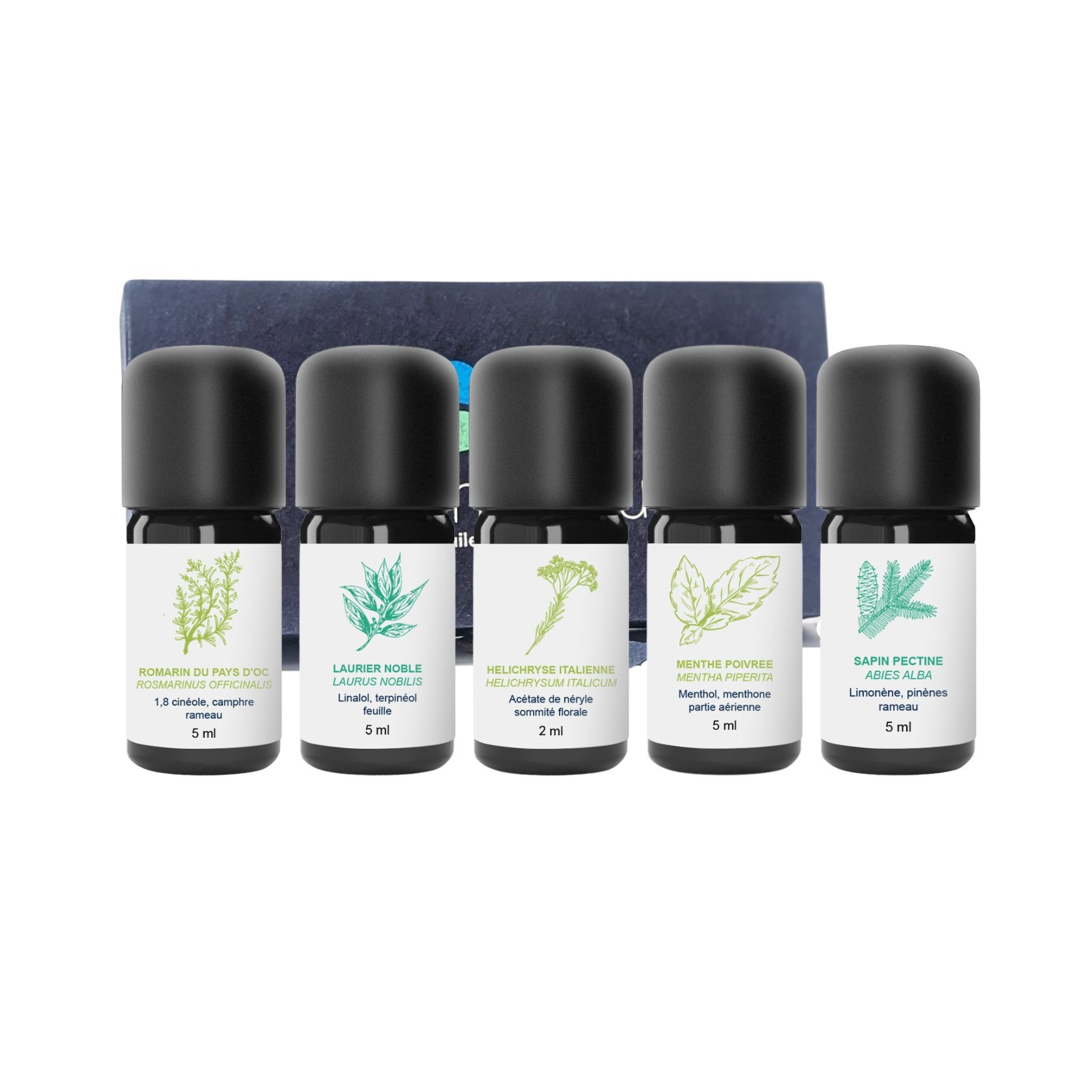 Kit di oli essenziali per la cura dello sport 100% biologici e artigianali