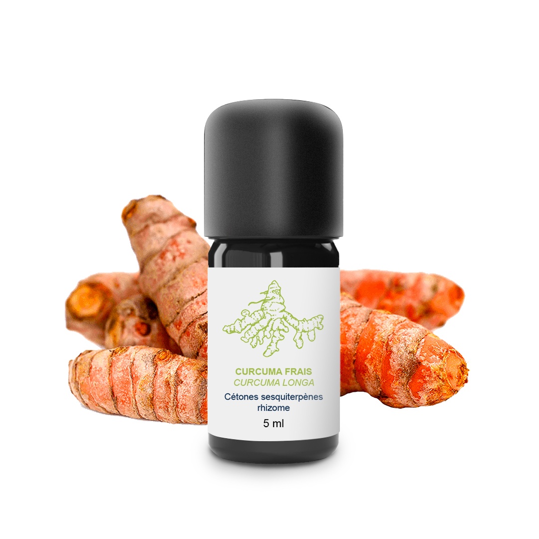 Olio essenziale di rizoma di curcuma 100% biologico prodotto artigianalmente