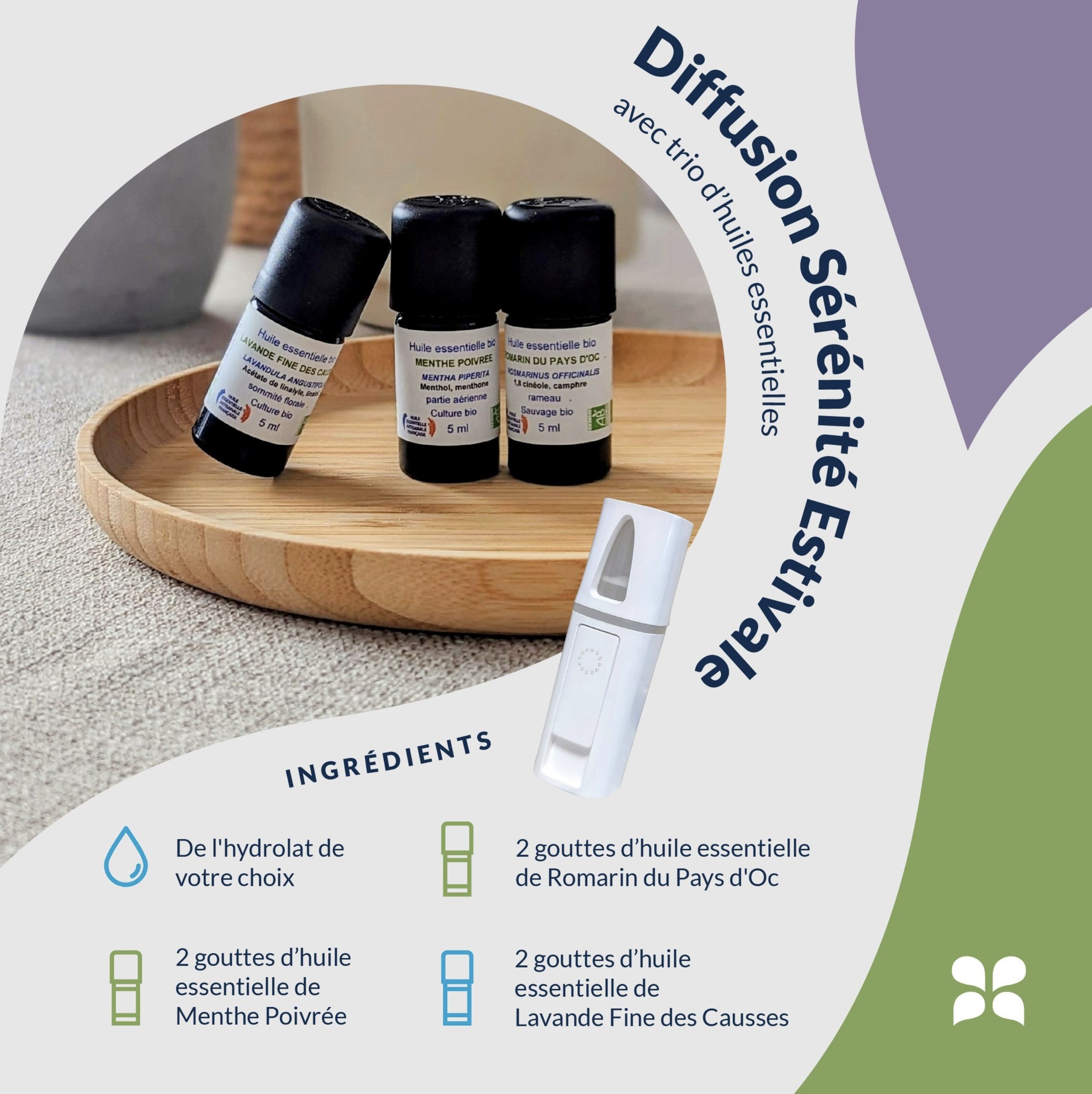 Un momento di benessere e di aromaterapia con profumi naturali diffusi nell'aria