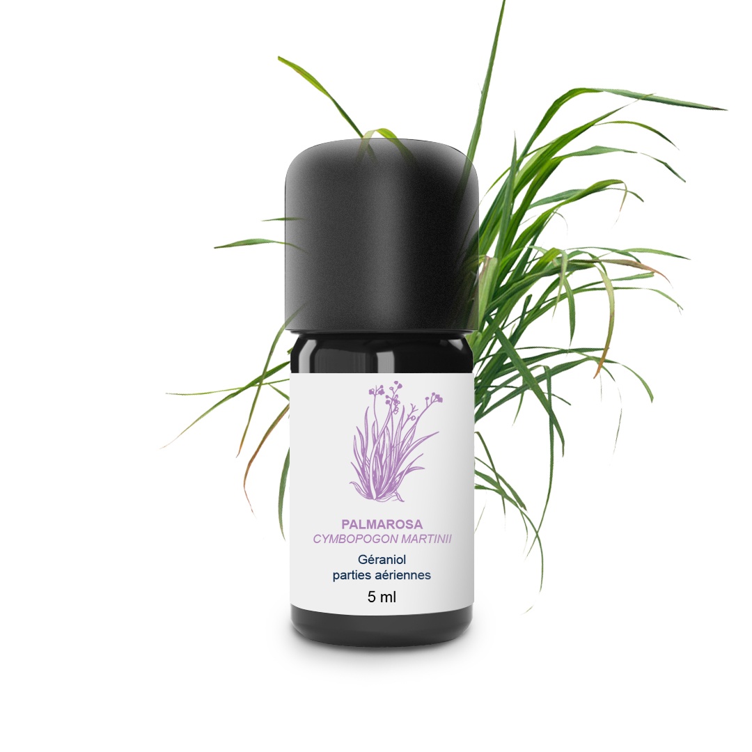 Olio essenziale di palmarosa 100% biologico e artigianale